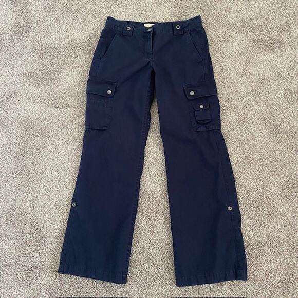 J. Crew Weathered Broken-In Chino Classic Twill Favorite Fit Cargo Pants Women 6 - Picture 1 of 9